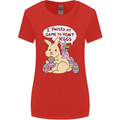 T-Rex Egg Hunt Womens Wider Cut T-Shirt Red