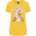 T-Rex Egg Hunt Womens Wider Cut T-Shirt Yellow