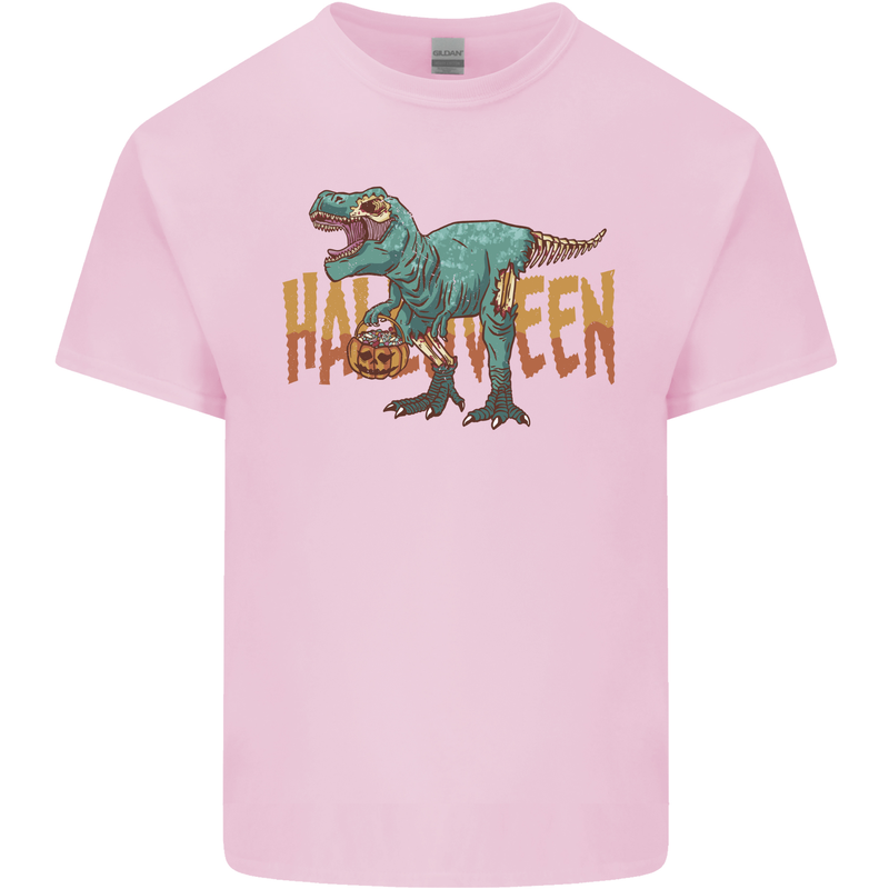 T-Rex Halloween Dinosaur Kids T-Shirt Childrens Light Pink