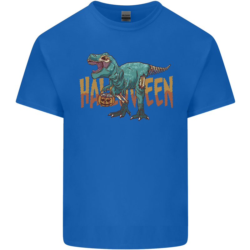 T-Rex Halloween Dinosaur Kids T-Shirt Childrens Royal Blue