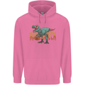 T-Rex Halloween Dinosaur Mens 80% Cotton Hoodie Azelea