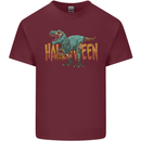 T-Rex Halloween Dinosaur Mens Cotton T-Shirt Tee Top Maroon