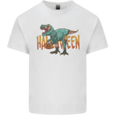 T-Rex Halloween Dinosaur Mens Cotton T-Shirt Tee Top White
