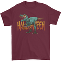 T-Rex Halloween Dinosaur Mens T-Shirt 100% Cotton Maroon