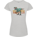 T-Rex Halloween Dinosaur Womens Petite Cut T-Shirt Sports Grey