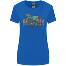 T-Rex Halloween Dinosaur Womens Wider Cut T-Shirt Royal Blue