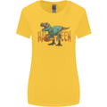 T-Rex Halloween Dinosaur Womens Wider Cut T-Shirt Yellow