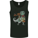 T-Rex Halloween Pumpkin Mens Vest Tank Top Black