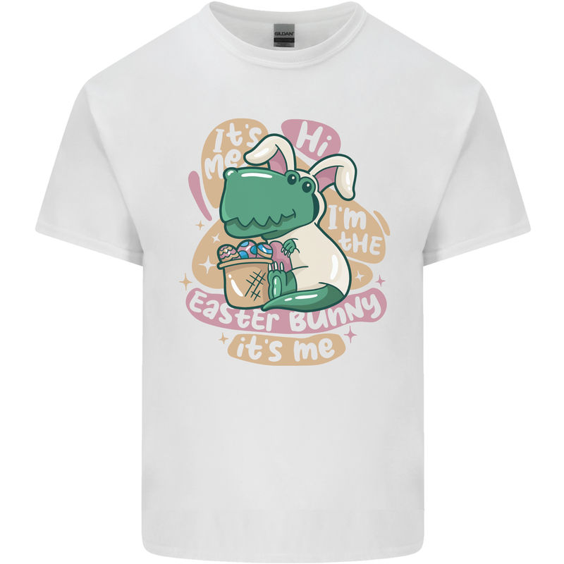 T-Rex I'm the Easter Bunny Funny Dinosaur Kids T-Shirt Childrens White