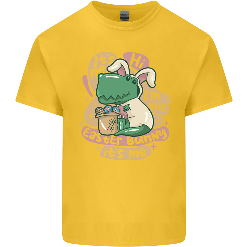 T-Rex I'm the Easter Bunny Funny Dinosaur Kids T-Shirt Childrens Yellow