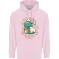 T-Rex I'm the Easter Bunny Funny Dinosaur Mens 80% Cotton Hoodie Light Pink