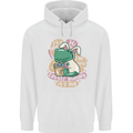T-Rex I'm the Easter Bunny Funny Dinosaur Mens 80% Cotton Hoodie White