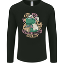 T-Rex I'm the Easter Bunny Funny Dinosaur Mens Long Sleeve T-Shirt Black