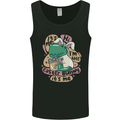 T-Rex I'm the Easter Bunny Funny Dinosaur Mens Vest Tank Top Black