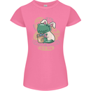 T-Rex I'm the Easter Bunny Funny Dinosaur Womens Petite Cut T-Shirt Azalea