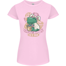 T-Rex I'm the Easter Bunny Funny Dinosaur Womens Petite Cut T-Shirt Light Pink