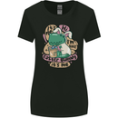 T-Rex I'm the Easter Bunny Funny Dinosaur Womens Wider Cut T-Shirt Black