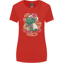 T-Rex I'm the Easter Bunny Funny Dinosaur Womens Wider Cut T-Shirt Red