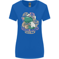 T-Rex I'm the Easter Bunny Funny Dinosaur Womens Wider Cut T-Shirt Royal Blue