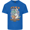 T-Rex Its Me I'm the Easter Bunny Funny Egg Kids T-Shirt Childrens Royal Blue