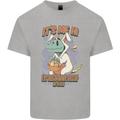 T-Rex Its Me I'm the Easter Bunny Funny Egg Kids T-Shirt Childrens Sports Grey