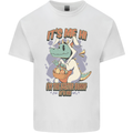 T-Rex Its Me I'm the Easter Bunny Funny Egg Kids T-Shirt Childrens White