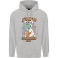 T-Rex Its Me I'm the Easter Bunny Funny Egg Mens 80% Cotton Hoodie Sports Grey