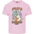 T-Rex Its Me I'm the Easter Bunny Funny Egg Mens Cotton T-Shirt Tee Top Light Pink