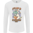T-Rex Its Me I'm the Easter Bunny Funny Egg Mens Long Sleeve T-Shirt White