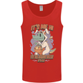 T-Rex Its Me I'm the Easter Bunny Funny Egg Mens Vest Tank Top Red