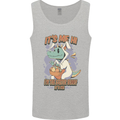 T-Rex Its Me I'm the Easter Bunny Funny Egg Mens Vest Tank Top Sports Grey