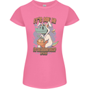 T-Rex Its Me I'm the Easter Bunny Funny Egg Womens Petite Cut T-Shirt Azalea