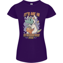 T-Rex Its Me I'm the Easter Bunny Funny Egg Womens Petite Cut T-Shirt Purple