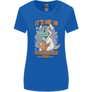 T-Rex Its Me I'm the Easter Bunny Funny Egg Womens Wider Cut T-Shirt Royal Blue