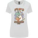T-Rex Its Me I'm the Easter Bunny Funny Egg Womens Wider Cut T-Shirt White