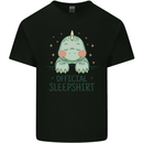 T-Rex Official Sleepshirt Sleeping Dinosaur Kids T-Shirt Childrens Black
