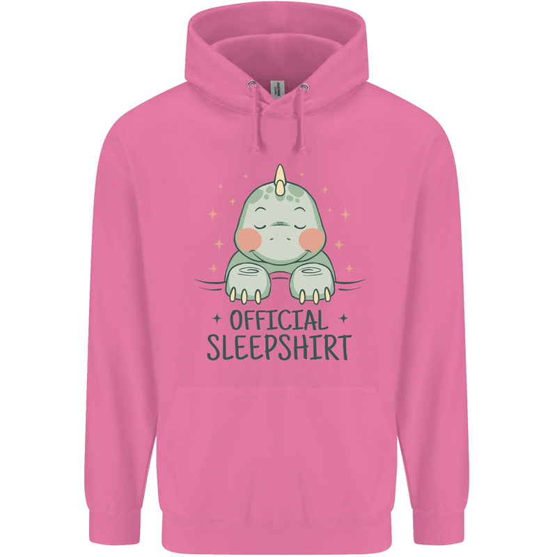 T-Rex Official Sleepshirt Sleeping Dinosaur Mens 80% Cotton Hoodie Azelea