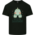 T-Rex Official Sleepshirt Sleeping Dinosaur Mens Cotton T-Shirt Tee Top Black