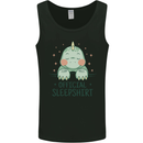 T-Rex Official Sleepshirt Sleeping Dinosaur Mens Vest Tank Top Black