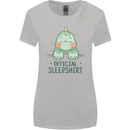 T-Rex Official Sleepshirt Sleeping Dinosaur Womens Wider Cut T-Shirt Sports Grey
