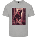 T-Rex Rampage Dinosaur Kids T-Shirt Childrens Sports Grey