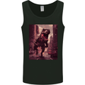 T-Rex Rampage Dinosaur Mens Vest Tank Top Black