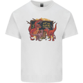 T-Rex Teacher Eat the Humans Dinosaur Funny Mens Cotton T-Shirt Tee Top White