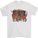 T-Rex Teacher Eat the Humans Dinosaur Funny Mens T-Shirt 100% Cotton White