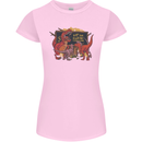T-Rex Teacher Eat the Humans Dinosaur Funny Womens Petite Cut T-Shirt Light Pink