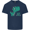 T-Rex Whats Up Kids T-Shirt Childrens Navy Blue