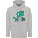 T-Rex Whats Up Mens 80% Cotton Hoodie Sports Grey