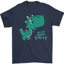 T-Rex Whats Up Mens T-Shirt 100% Cotton Navy Blue