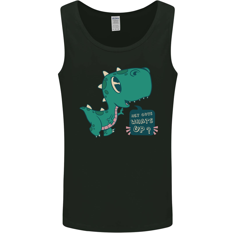 T-Rex Whats Up Mens Vest Tank Top Black