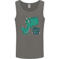 T-Rex Whats Up Mens Vest Tank Top Charcoal